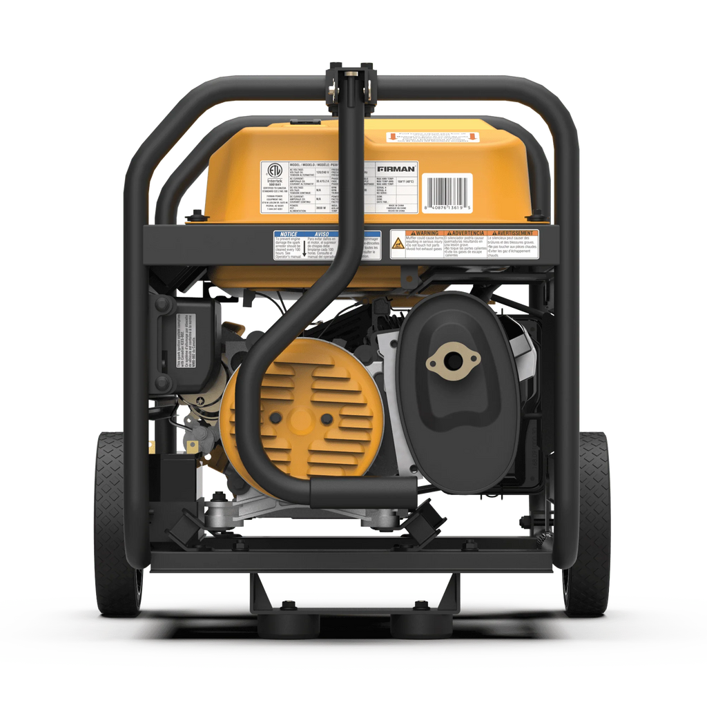FIRMAN P03619 4550/3650 Watt Remote Start Gas Portable Generator with Wheel Kit K98333