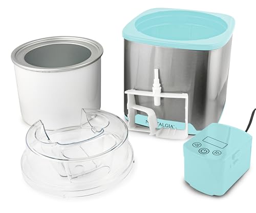 Nostalgia 2-Quart Electric Ice Cream Maker, Stainless Steel H3717