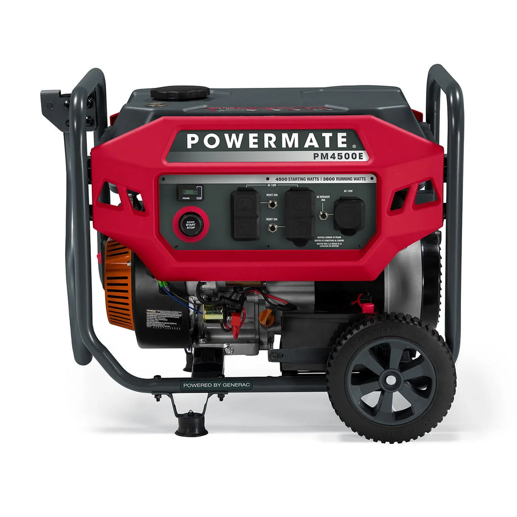 Powermate PM4500E 4500 Watt Electric Start Portable Generator F3114