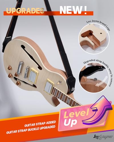 Leo Jaymz DIY Single Cut Electric Guitar Kit Mahogany Rosewood B148