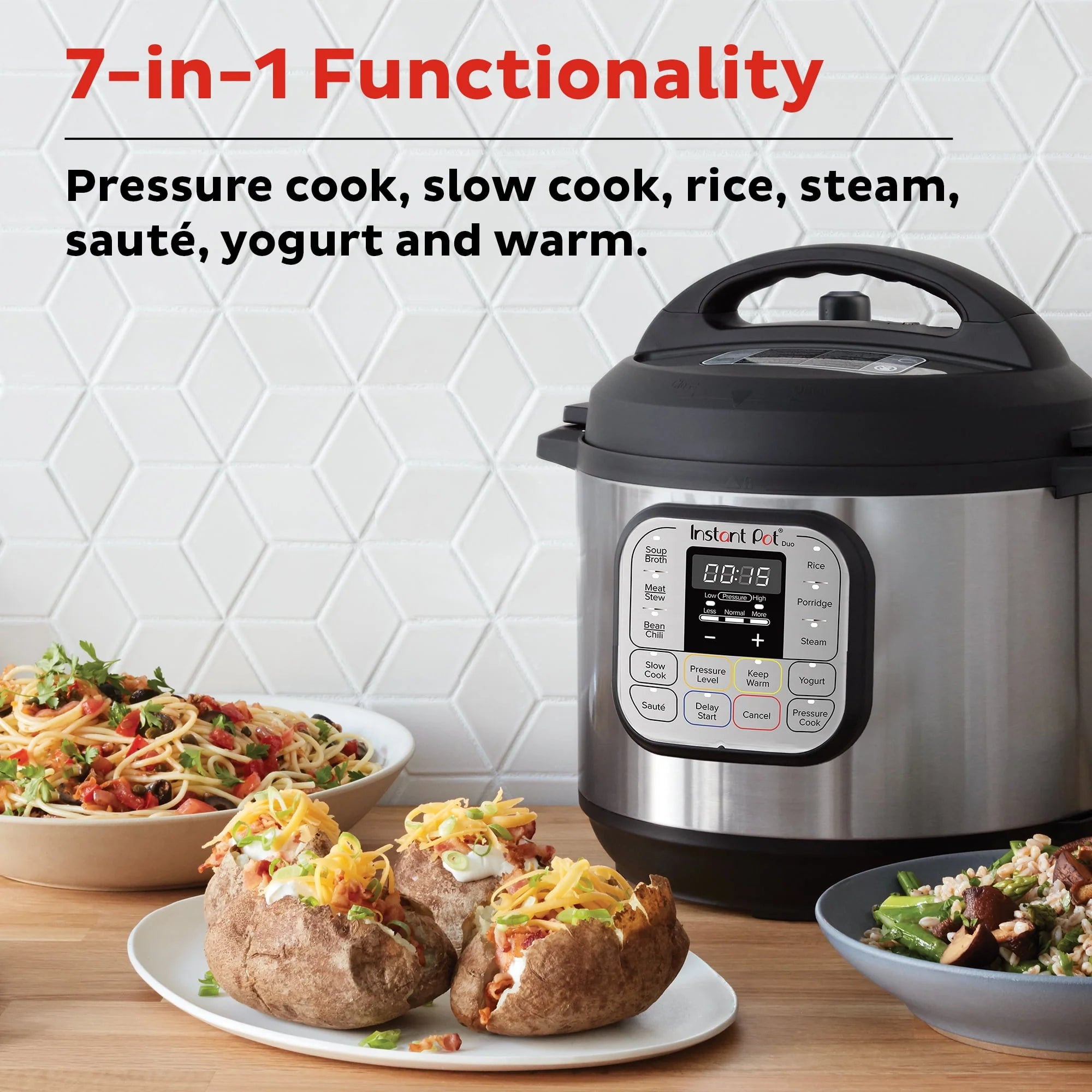 Instant Pot Duo Mini 3-Quart Electric Pressure Cooker S386
