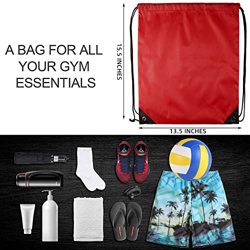 GoodtoU 40 Pack Drawstring Backpacks Waterproof Nylon Cinch Bags for School Gym N792