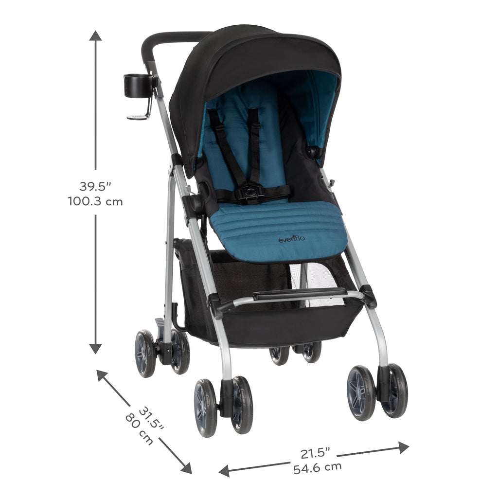 Evenflo Reversi Lightweight Reversible Stroller, Altair Black F135961