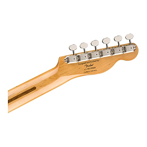 Squier Classic Vibe 70s Thinline Telecaster Electric Guitar Natural Maple Fingerboard W3907