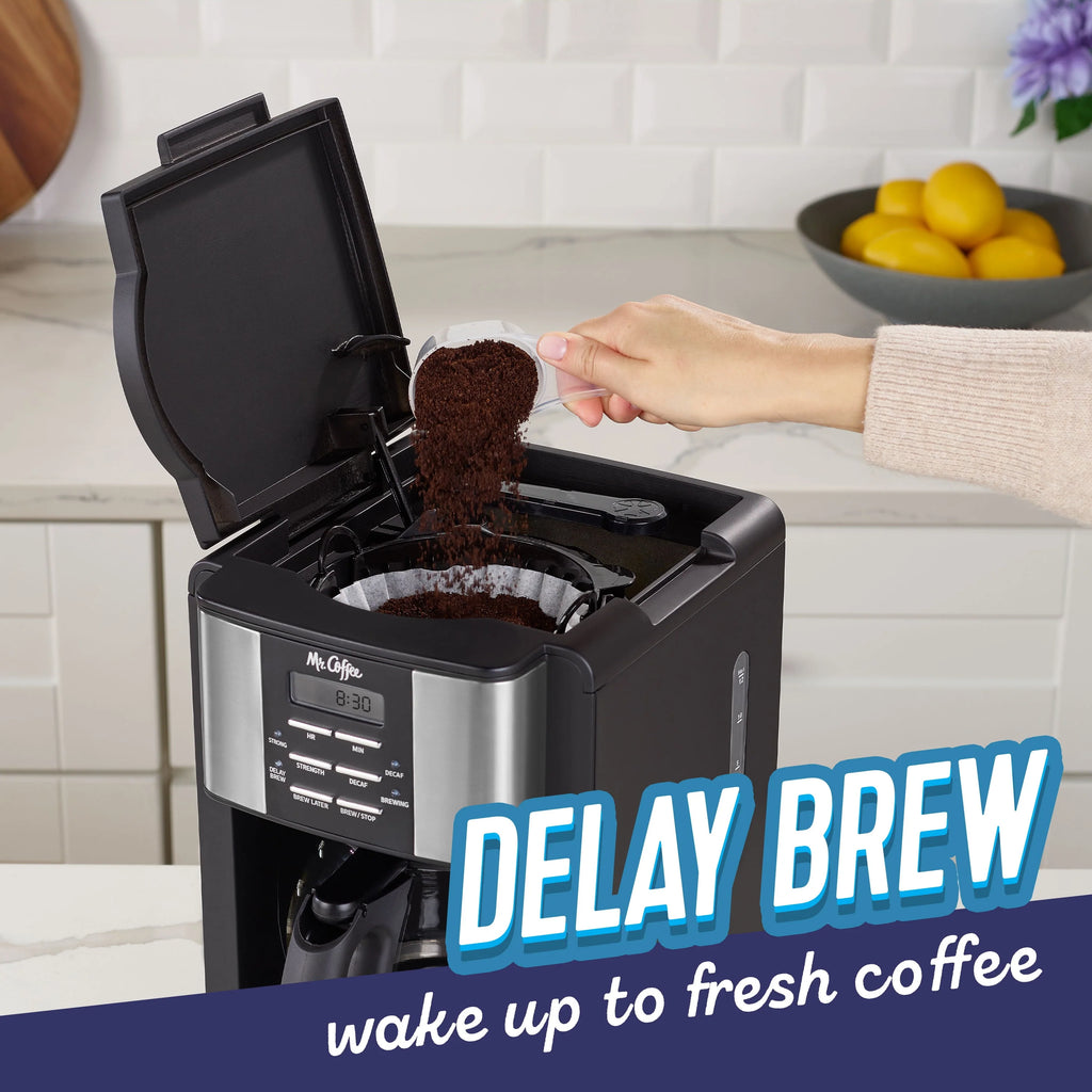 Mr. Coffee 12 Cup Speed Brew Coffee Maker with Decaf Function E301