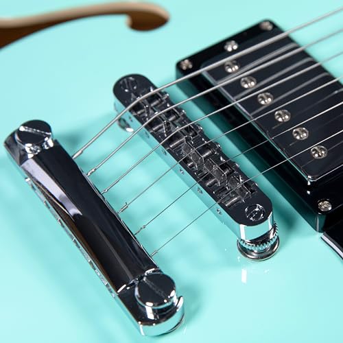 Redid Semi-Hollow Body Electric Guitar RD-100 with F-Hole, Maple Neck, Humbucker Pickups G2932