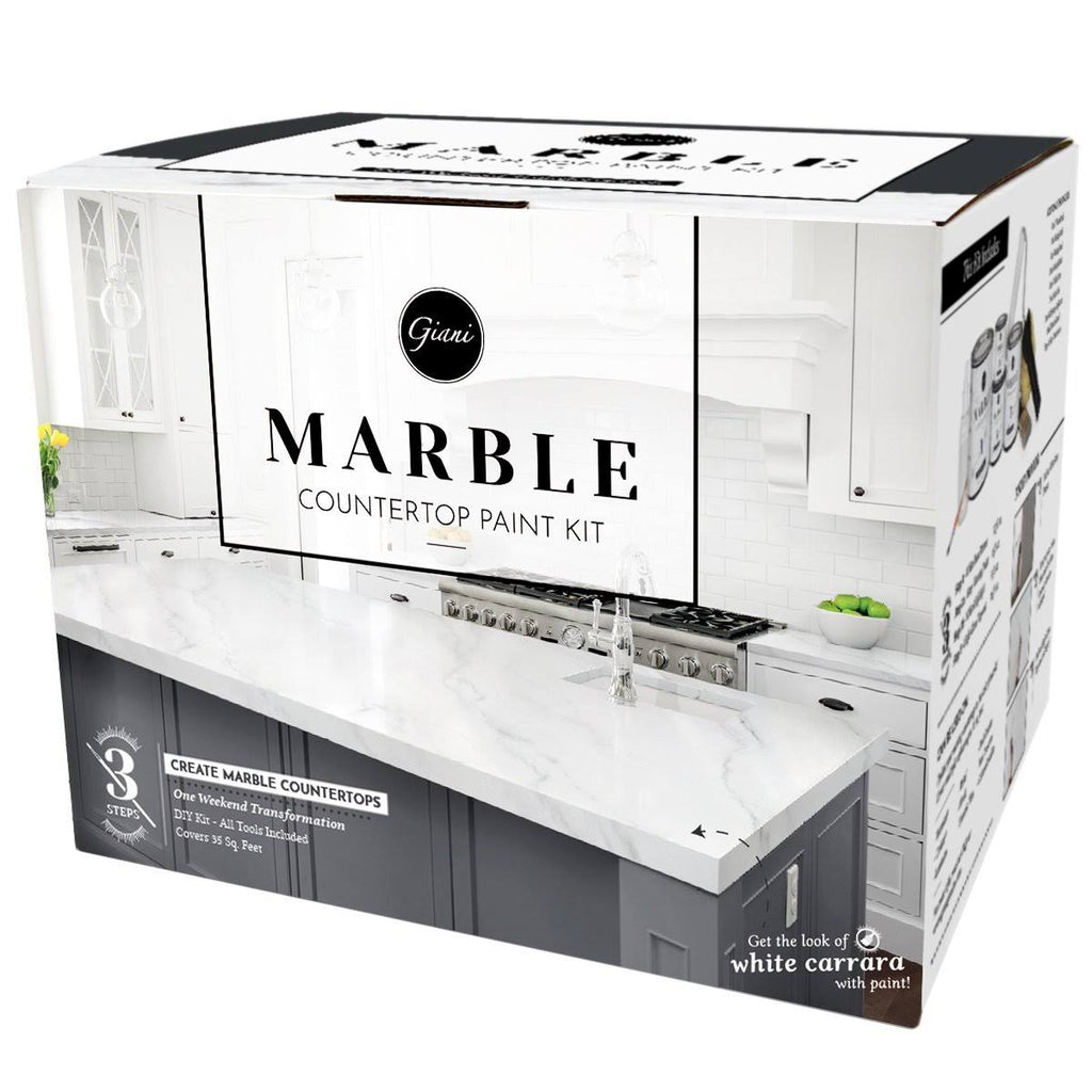 Giani Marble Countertop Paint Kit, White N514