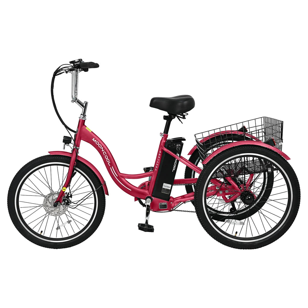Lilypelle Adult Electric Tricycle 3-Wheel Bike for Seniors E1378