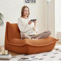 Giant Bean Bag Chair Sofa with Memory Foam for Adults and Kids, Caramel X927258