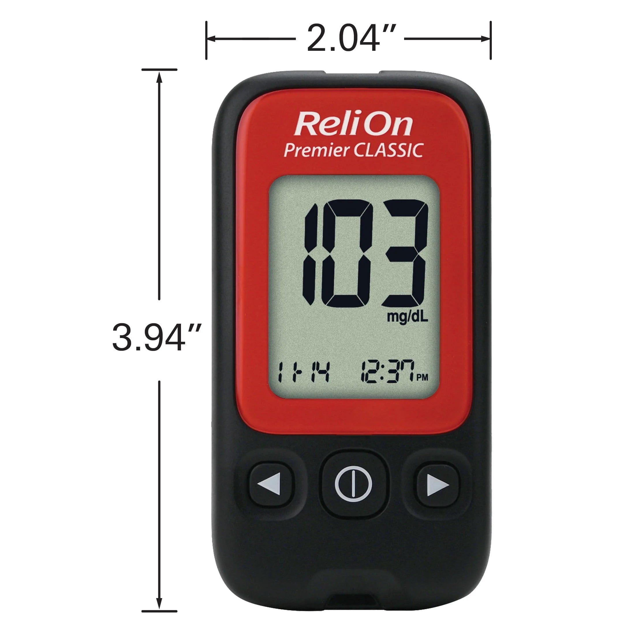 ReliOn Premier CLASSIC Blood Glucose Monitoring System H3478