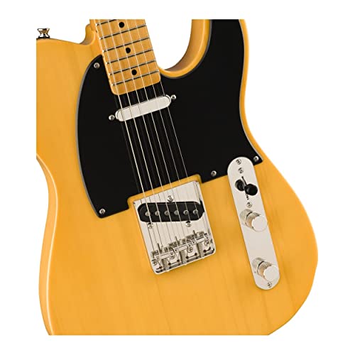Squier Classic Vibe 70s Thinline Telecaster Electric Guitar Natural Maple Fingerboard W3907