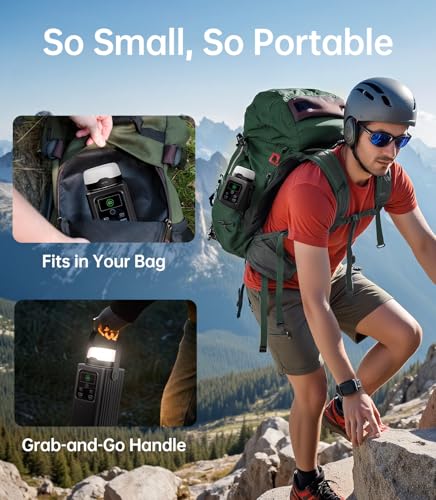 Camping Portable Power Station 198.4Wh LiFePO4 Battery with USB-C Output X56637