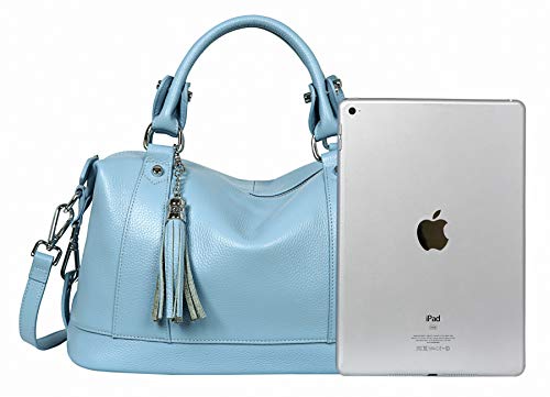 HESHE Women's Genuine Leather Crossbody Handbag F1819