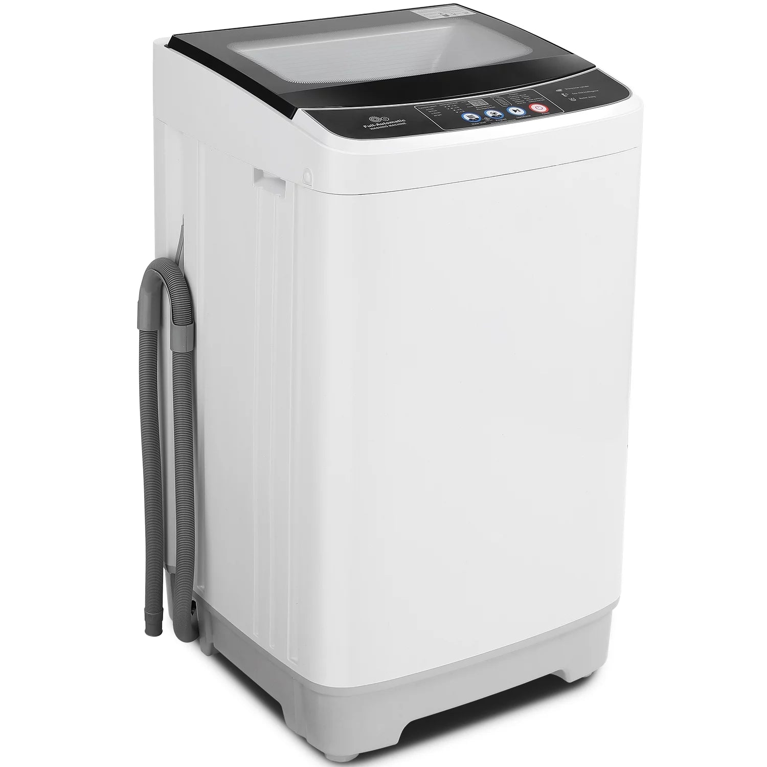 Qhomic Portable Washing Machine 17.8 lbs Compact Washer and Dryer Combo with Dump Pump X83587