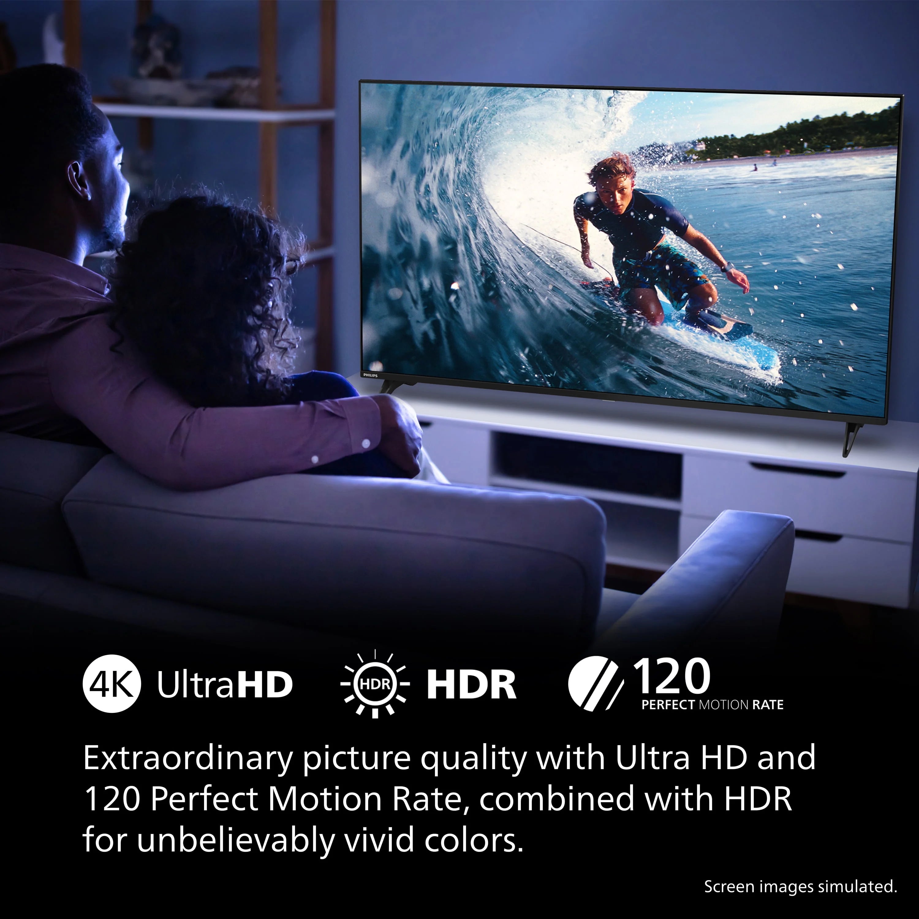 Philips 55" 4K Ultra HD Google Smart LED TV G276951