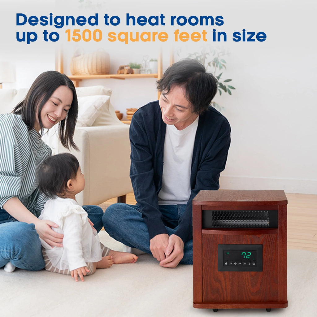 LifeSmart LifePro 6 Element 1500W Infrared Quartz Heater M4657