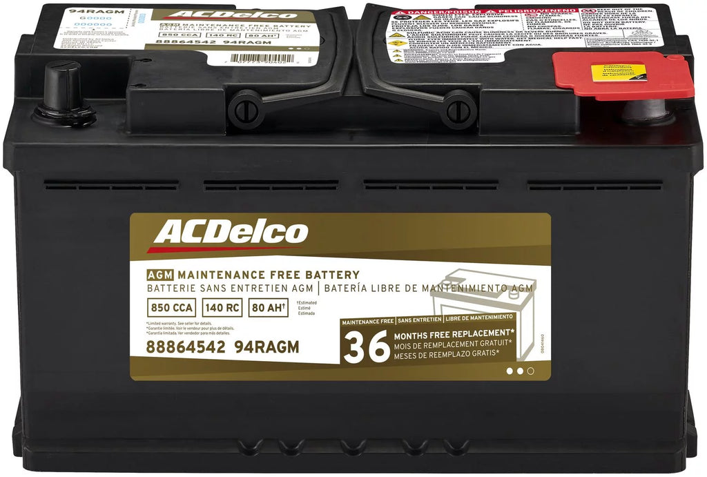 ACDelco AGM Group 94R Battery 94RAGM W340294