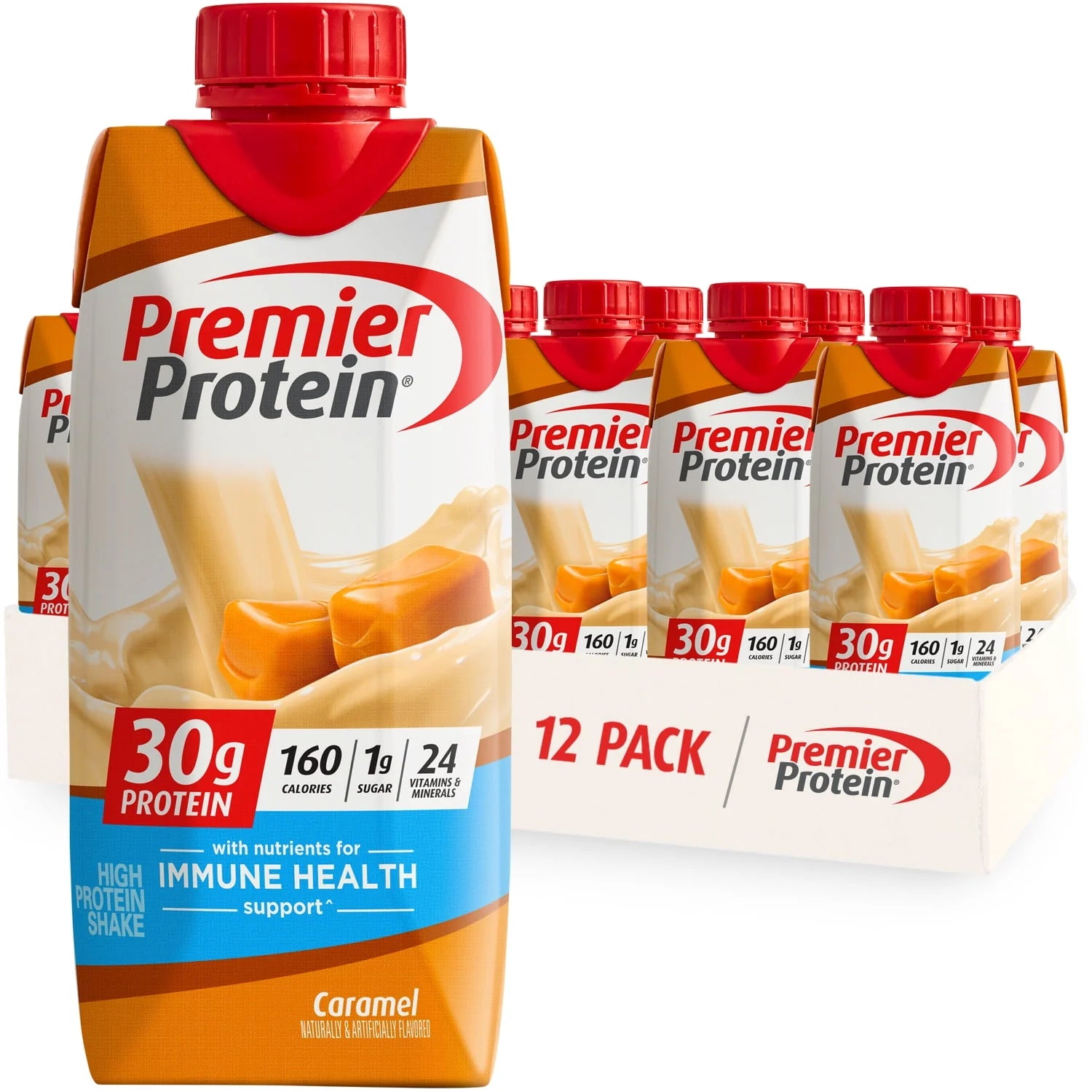 Premier Protein Vanilla Shake, 30g Protein, 11 fl oz, 12 Ct J475