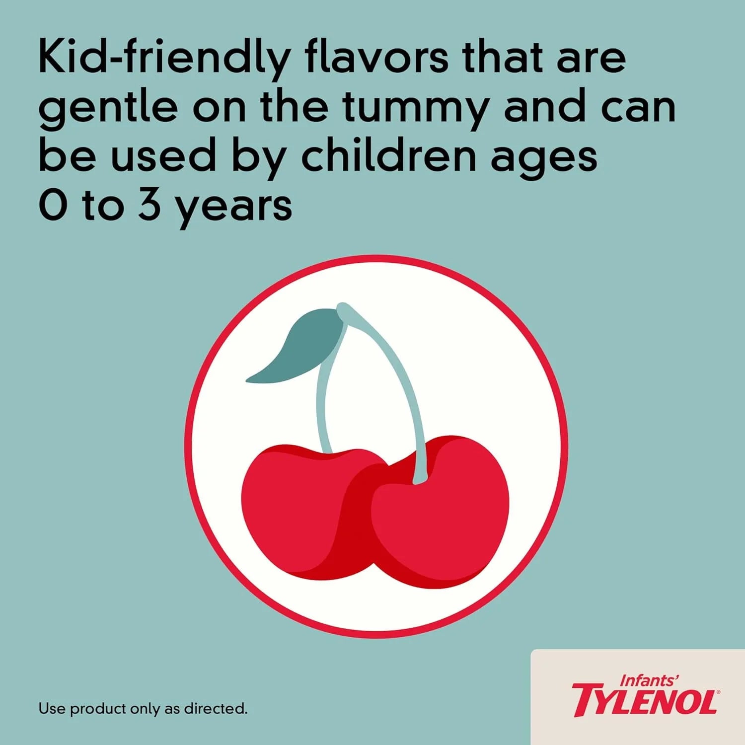Infants' Tylenol Acetaminophen, Dye-Free Cherry, 2 fl oz P517914