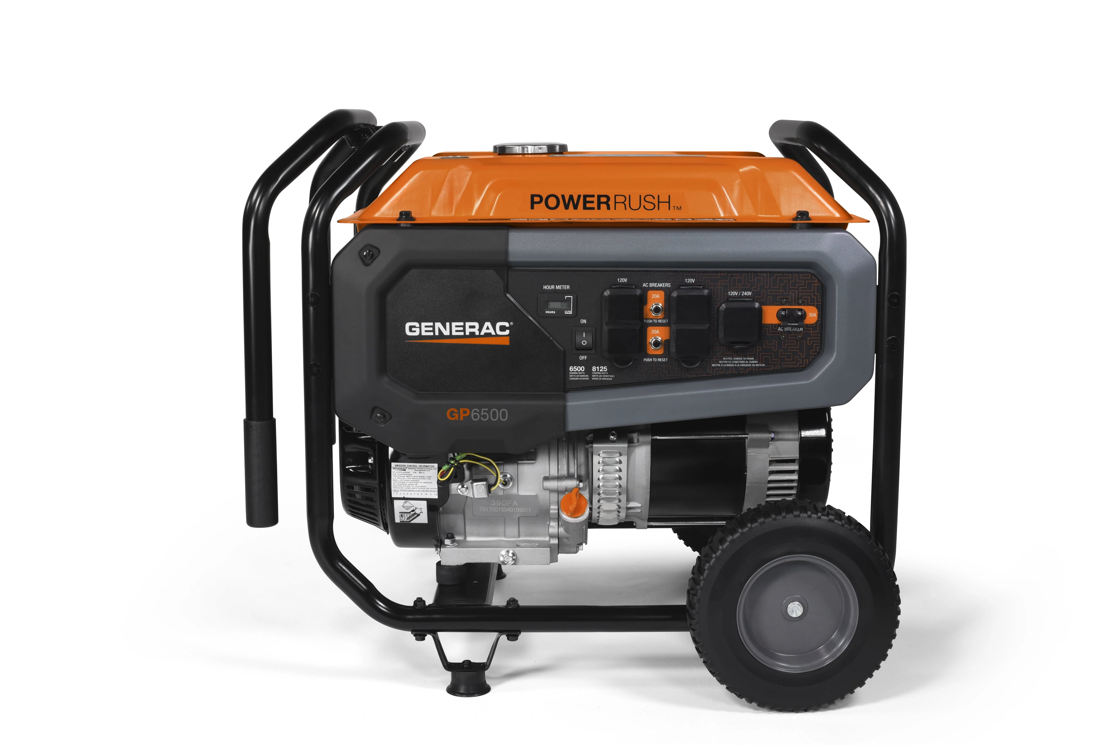 Generac GP6500 6500 Watt Portable Generator F968835