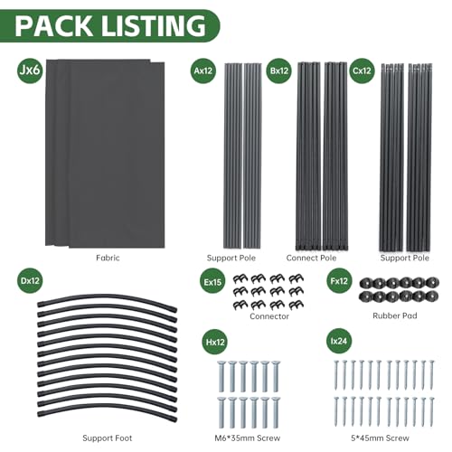 Room Divider Folding Privacy Screens, 3 Panel Portable Partition Q514484