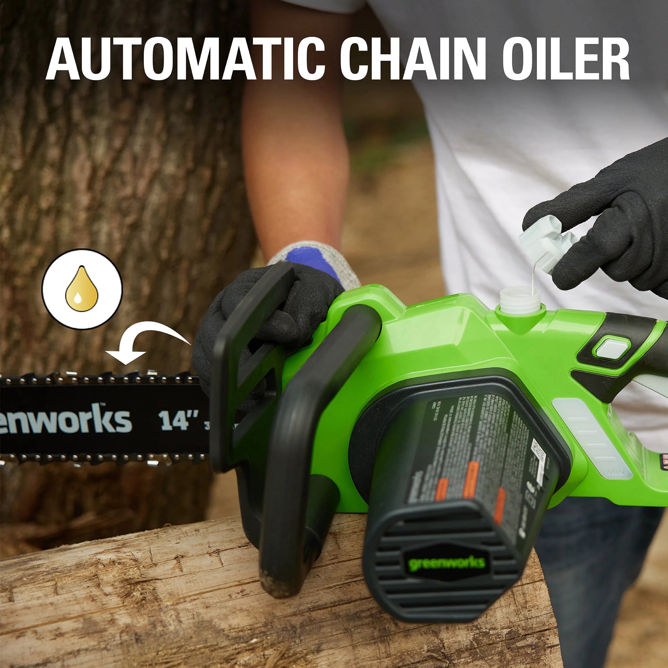 Greenworks 14 Corded Electric 10.5 Amp Chainsaw Z9273
