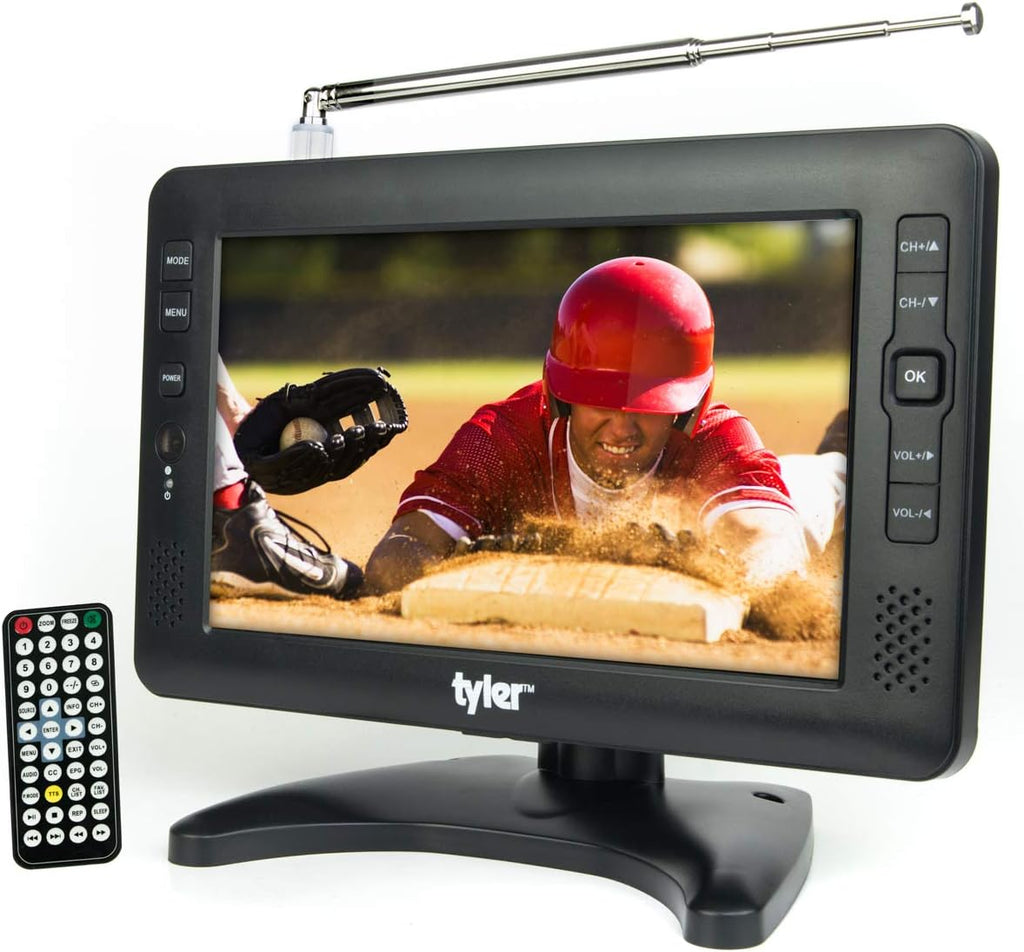 Tyler 9 Portable TV LCD Monitor Rechargeable HD-TV with Remote Control U9425