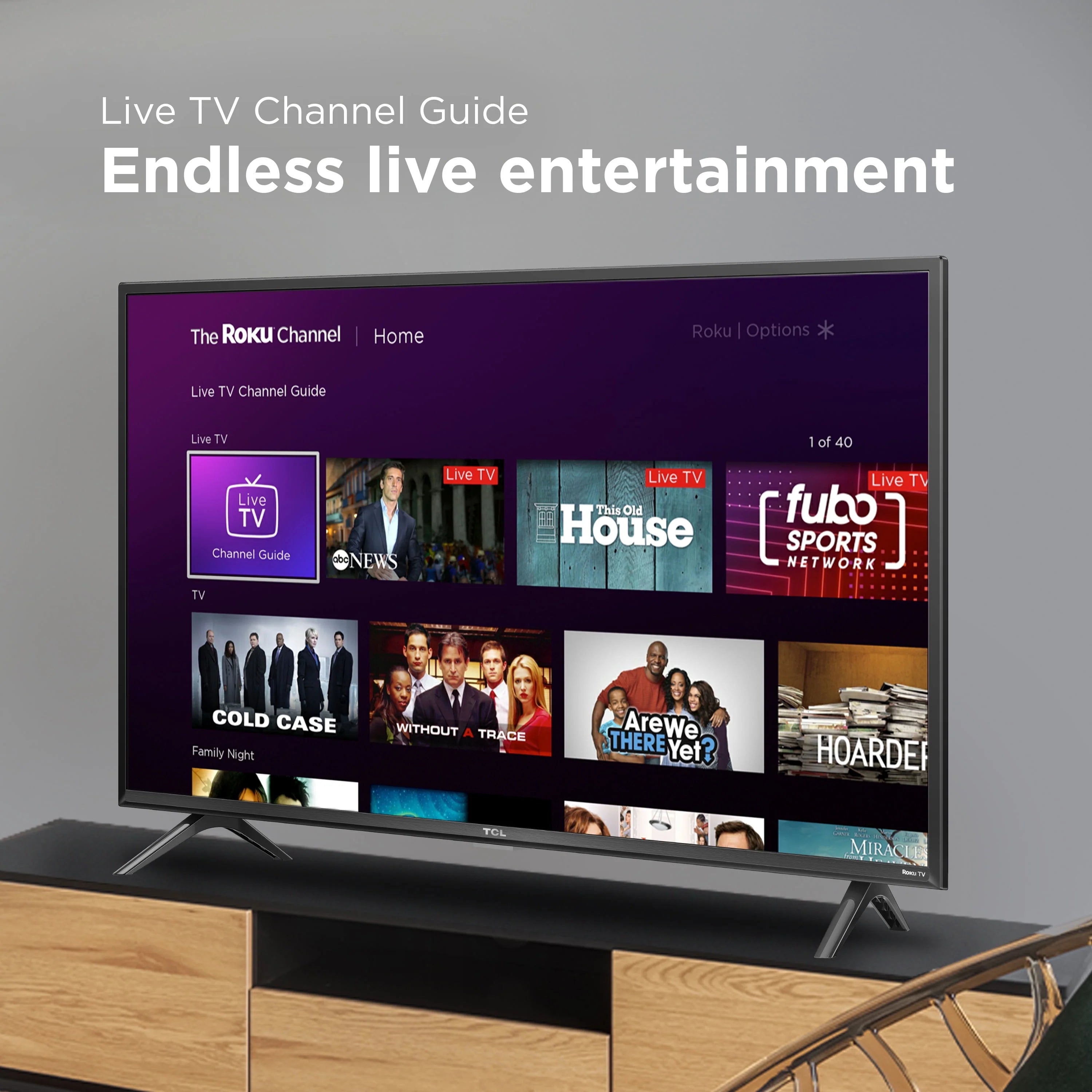 TCL 32" Class 3-Series Full HD 1080p LED Smart Roku TV N7300
