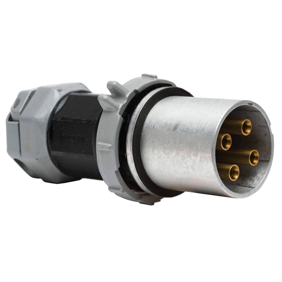 Hubbell Wiring Device-Kellems HBL5100PS1W Pin and Sleeve Plug, 4P 5W 10A D6044