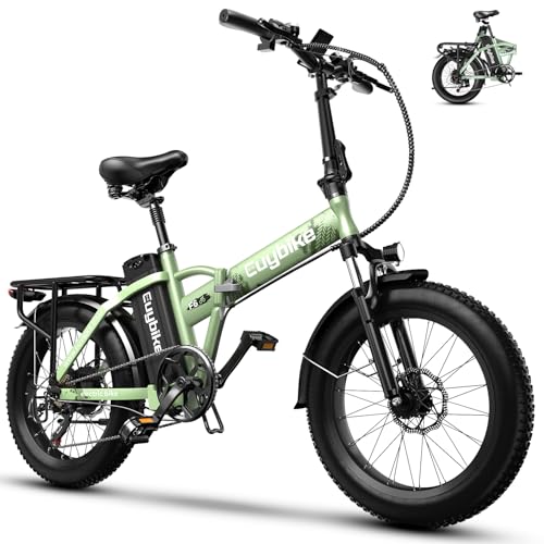 Folding Electric Bike 1000W 48V 20AH Removable Battery 20" Fat Tire for Adults C847123