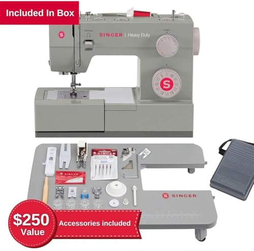 SINGER Heavy Duty 4452 Sewing Machine with Accessory Kit T99020