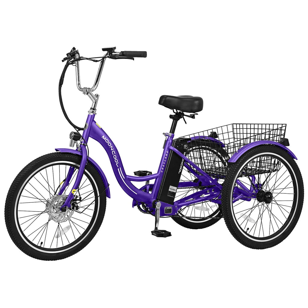 Lilypelle Adult Electric Tricycle 3-Wheel Bike for Seniors E1378