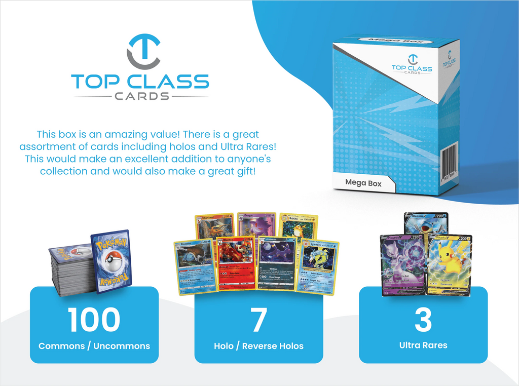 Top Class Cards Mega Box 100 Cards 7 Holo N192599