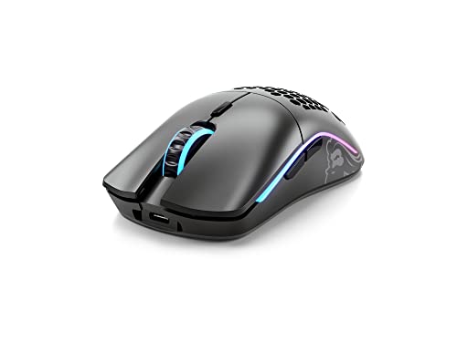 Glorious Gaming Model D 2 Wireless Ergonomic Mouse, 66g, White V612