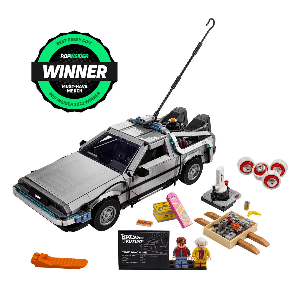 LEGO Icons Back to the Future Time Machine 10300 Building Kit Q811751