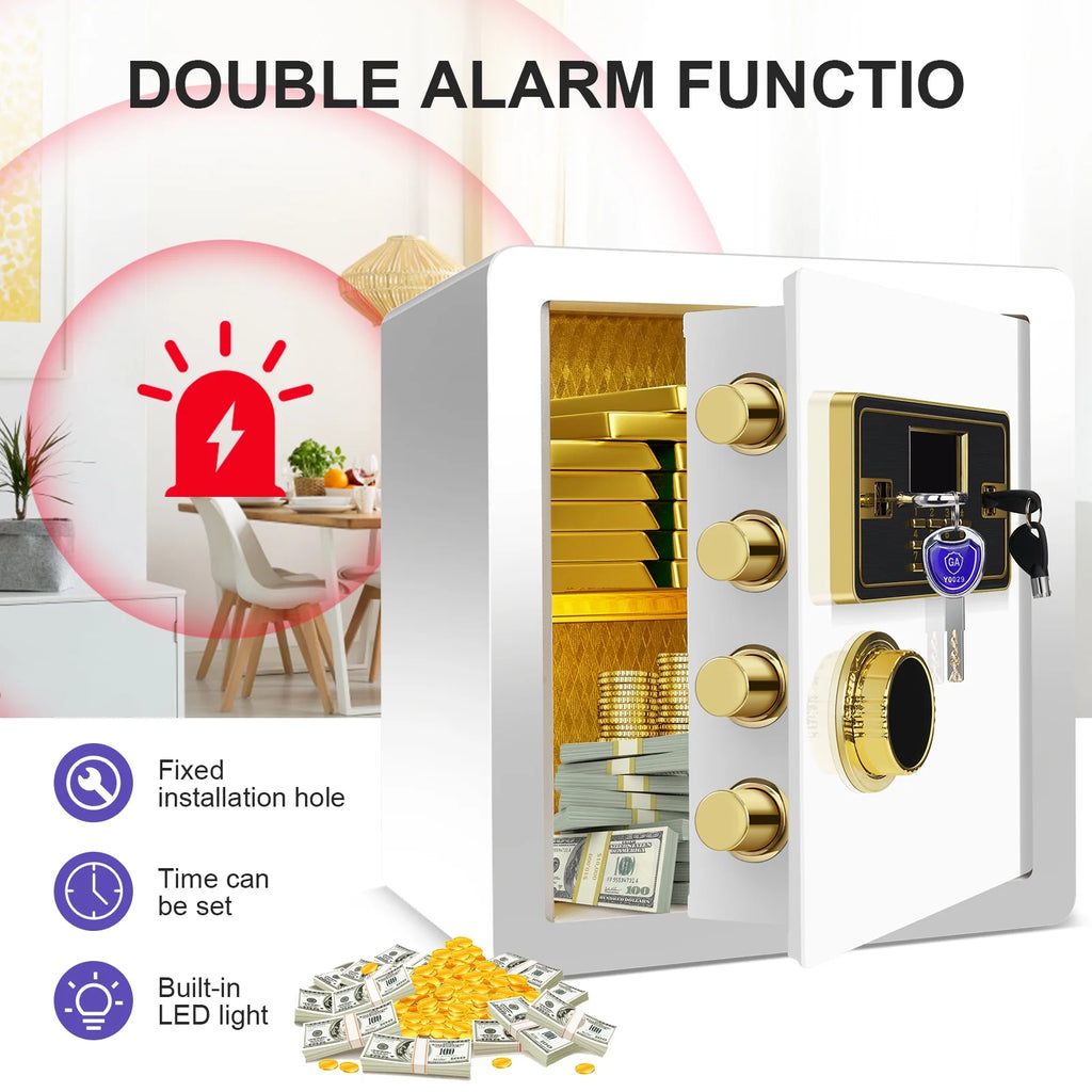 Home Safe with Digital Keypad and Alarm System U30138