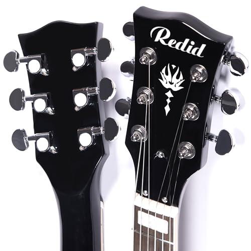 Redid Semi-Hollow Body Electric Guitar RD-100 with F-Hole, Maple Neck, Humbucker Pickups G2932