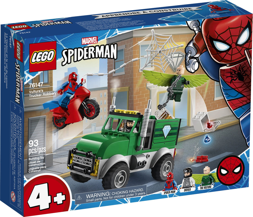 LEGO Marvel Spider-Man Vulture's Trucker Robbery 76147 Building Toy O9038