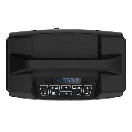 ION Block Rocker Portable Bluetooth Party Speaker with Karaoke Microphone T461114