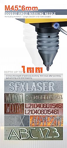 100W Pneumatic Dot Peen Metal Engraving Machine 120x50mm R68031
