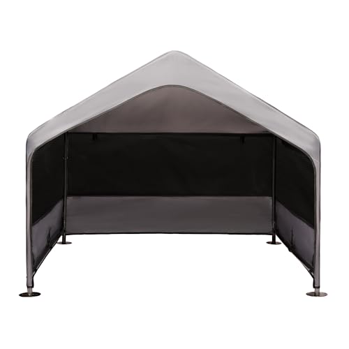 Summertrail Extra Large Dog House Outdoor Tent with Breathable Mesh Windows, Gray U95297