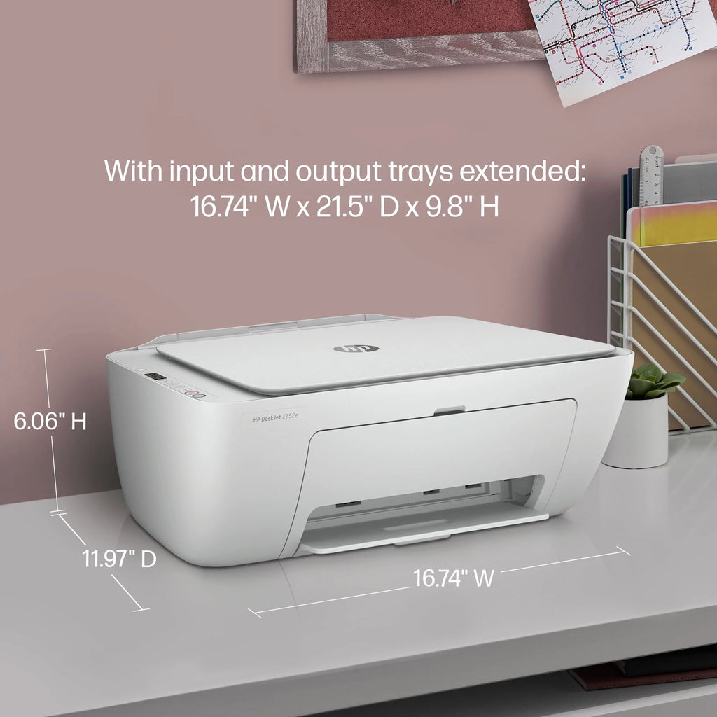 HP DeskJet 2752e All-in-One Wireless Color Inkjet Printer Q778805
