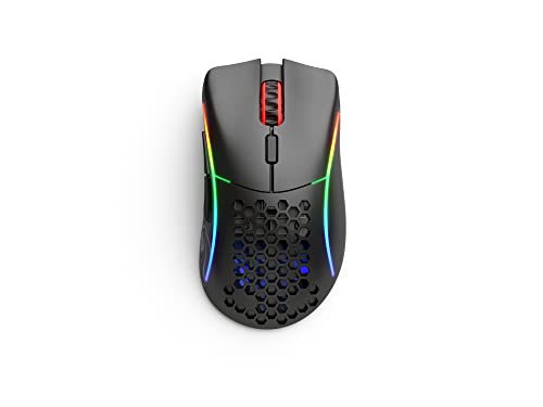 Glorious Gaming Model D 2 Wireless Ergonomic Mouse, 66g, White V612