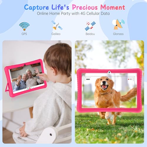 Android 14 Tablet 10.1 Inch 4G SIM Unlocked 3GB+32GB IPS Display Black Z2250