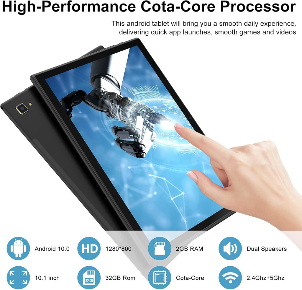 Android Tablet 10.1 Inch, 32GB, Octa-Core, IPS HD Display, 6000mAh Battery I999