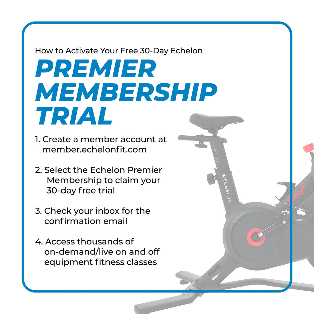 Echelon Connect Sport Indoor Cycling Exercise Bike F924