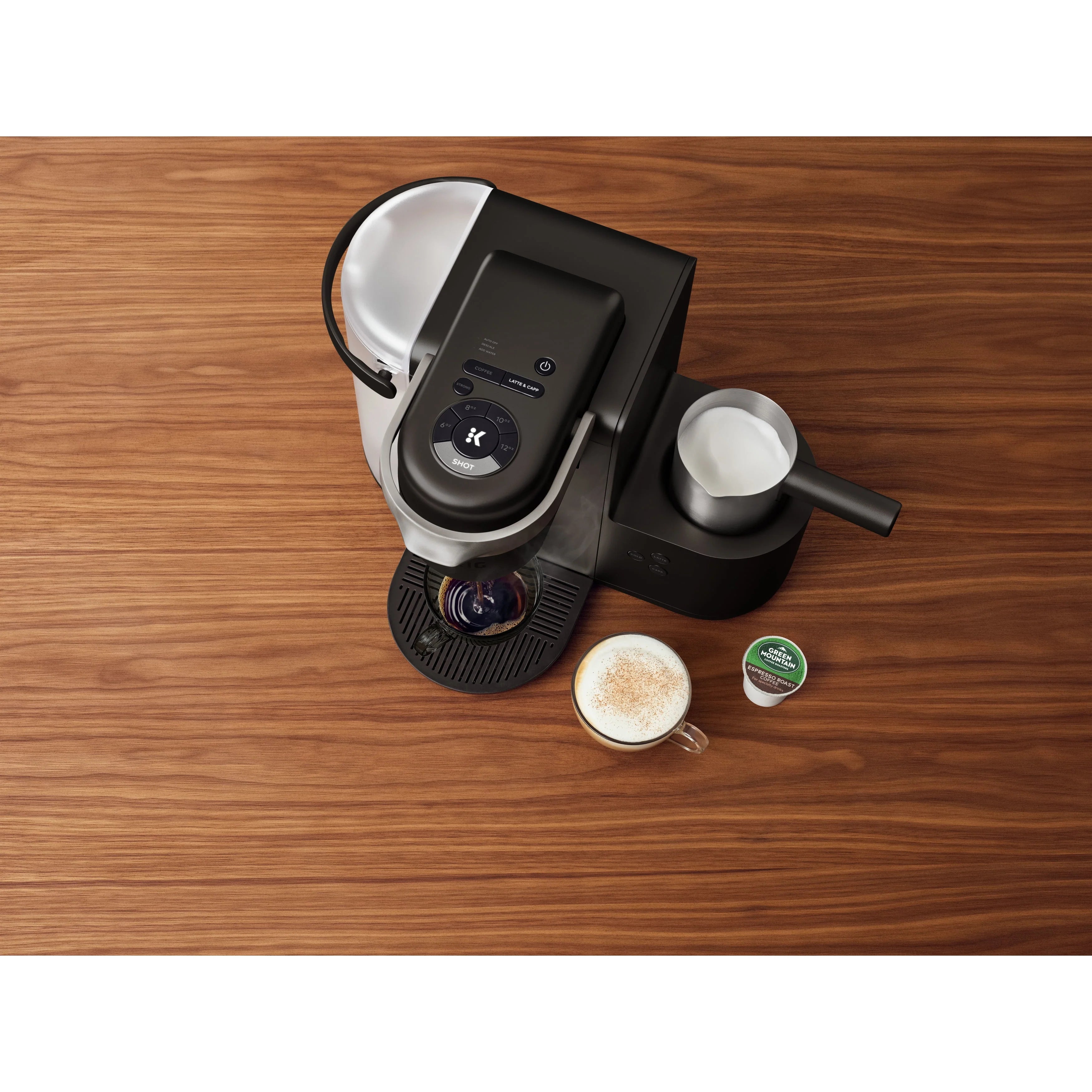 Keurig K-Cafe Single Serve K-Cup Coffee, Latte and Cappuccino Maker, Dark Charcoal G39691