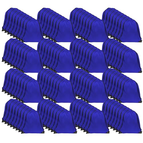 GoodtoU 40 Pack Drawstring Backpacks Waterproof Nylon Cinch Bags for School Gym N792
