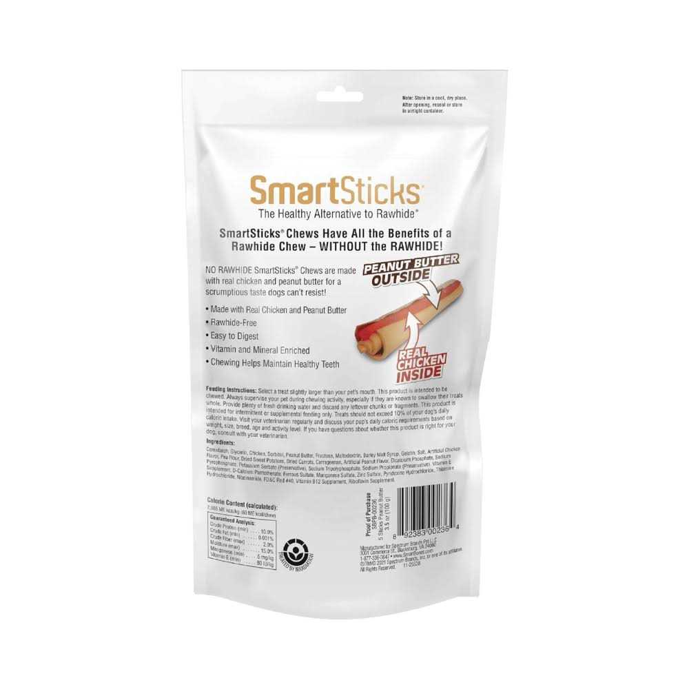 SmartBones SmartChips Peanut Flavored Dog Chews O616