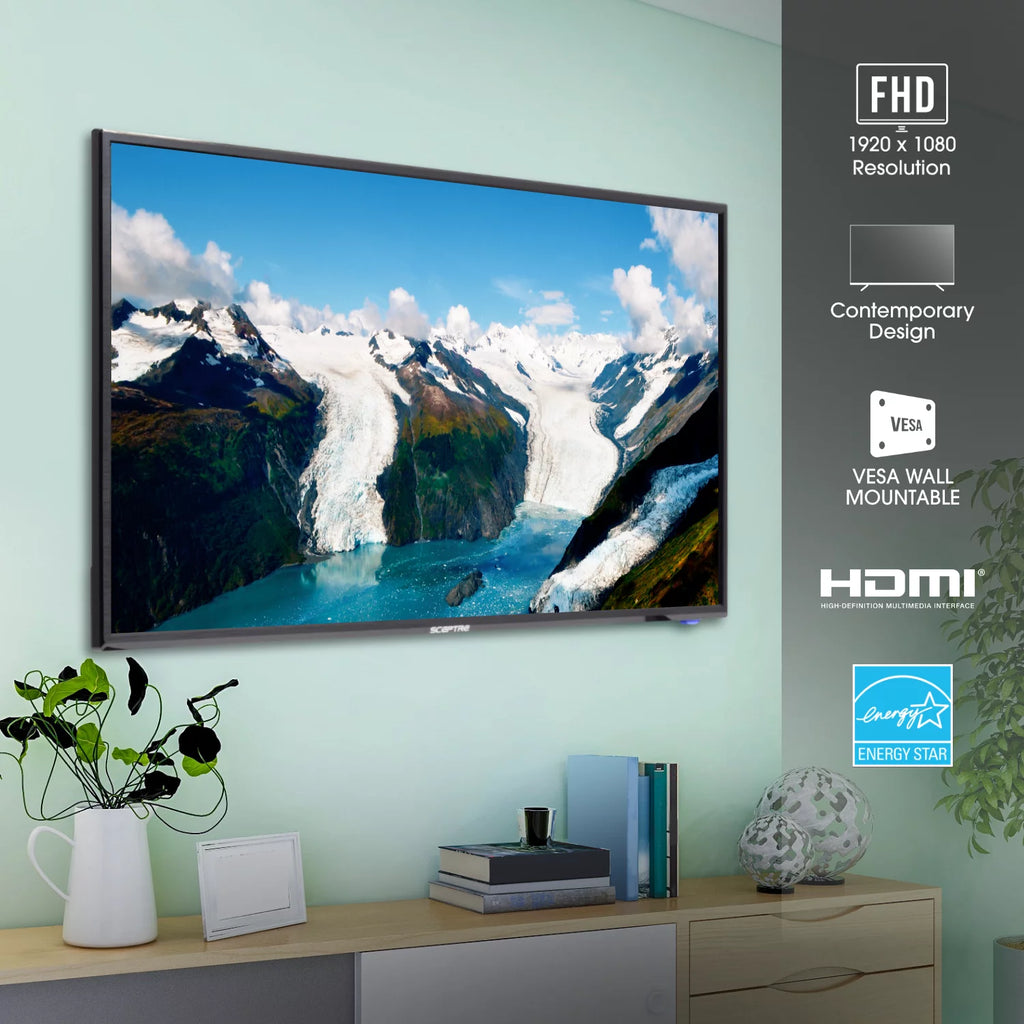 Sceptre 43" 1080P FHD LED TV X435BV-F L56542